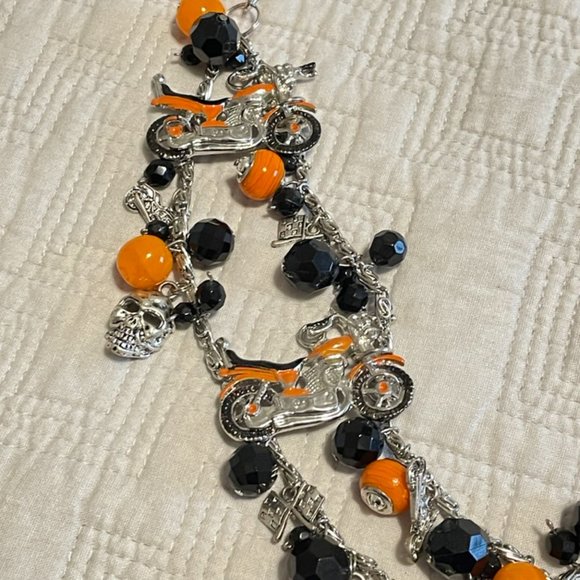 Harley-Davidson inspired Statement Necklace - Picture 4 of 6